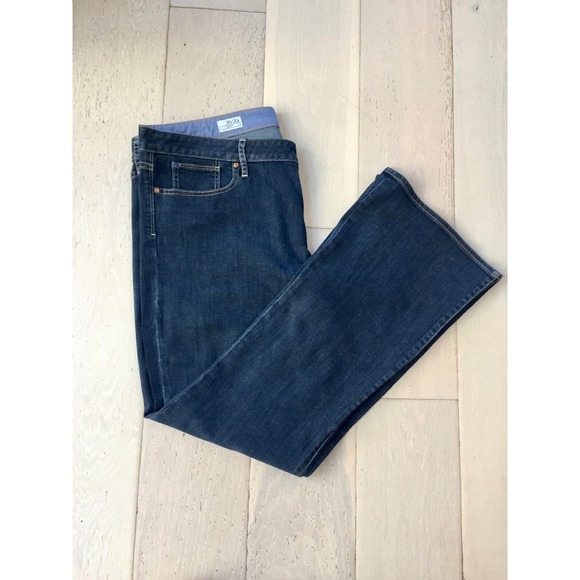 GAP Denim - Gap 1969 Curvy Flare Jeans Dark Wash Denim Blue Womens 35/20R